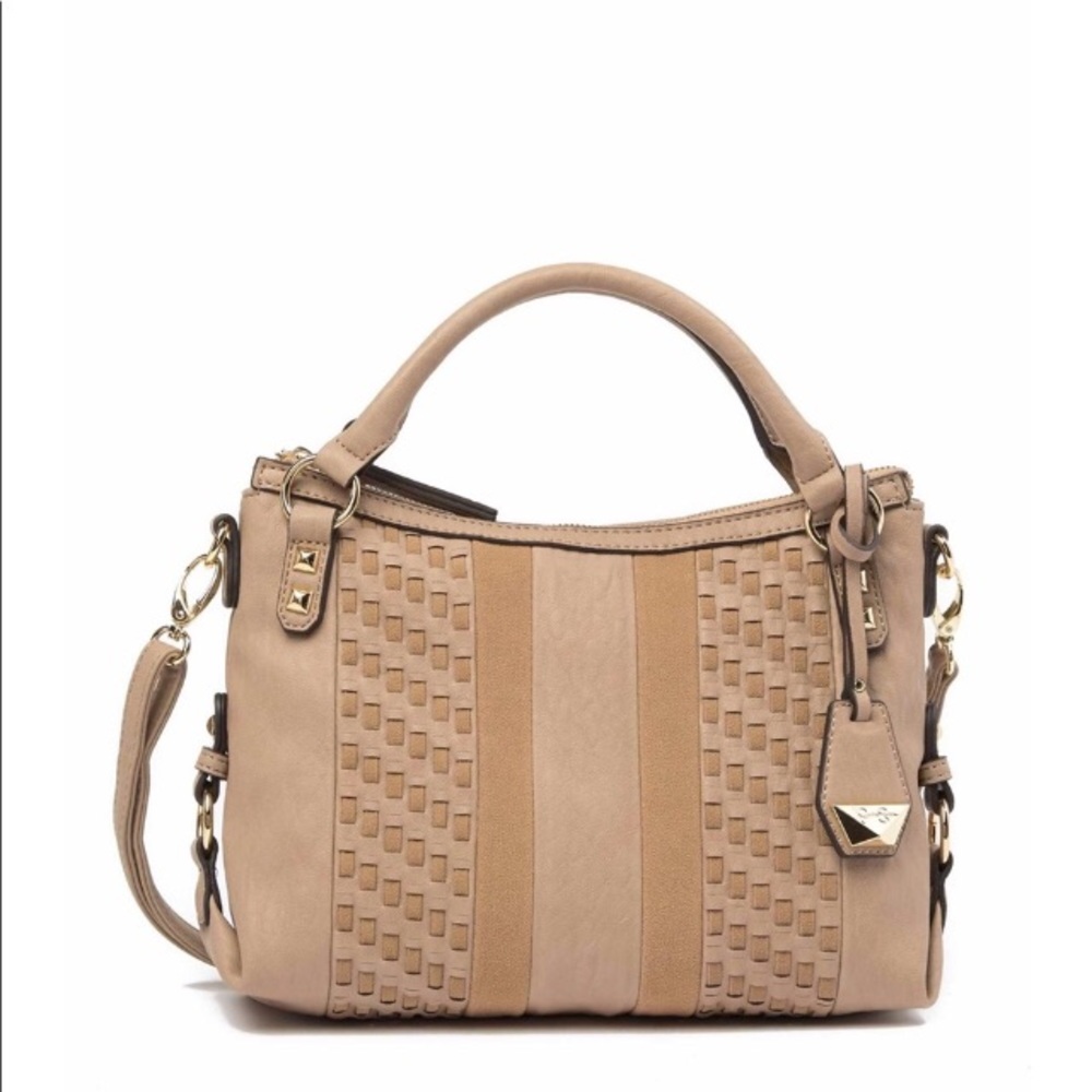 Jessica Simpson handbags cream/tan gold accents